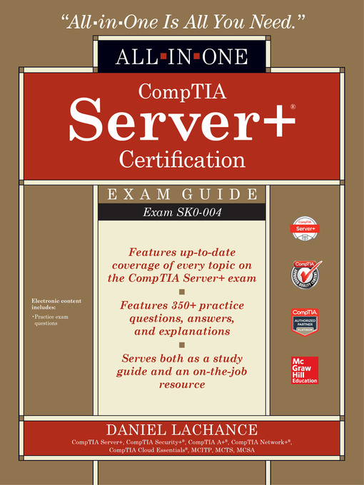 Title details for CompTIA Server+ Certification All-in-One Exam Guide (Exam SK0-004) by Daniel Lachance - Available